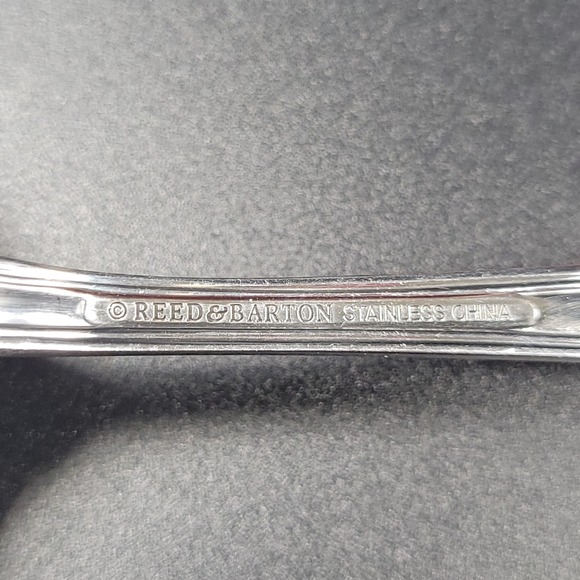 Reed & Barton 18/10 Stainless Heritage Mint Marlborough Serving Utensil Set Of 7 - Picture 8 of 8